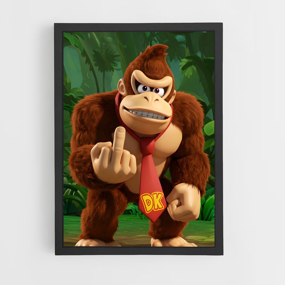 Poster Donkey Kong Adventure – affiche Mario (vue 2)